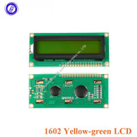 Модуль ЖК 1602 синий желто-зеленый экран IIC/I2C LCD 1602 5V адаптер пластина А модуль дисплея для Arduino