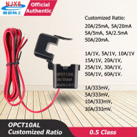 Раздельный зажим трансформатора тока на OPCT10AL 1A/1V 5A/1V 10A/1V 30A/1V 60A 1V ac cts открытого типа датчик тока раздельный сердечник