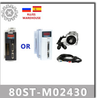 80ST-M02430 220V 750W AC Серводвигатель нм. Однофазный серводвигатель с постоянным магнитом, 3000 об/мин, 0,75 кВт