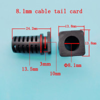 Φ 8,1 мм силиконовые резиновые прокладки, защитные рукава, сверхпроволочные катушки, выходные петли, проводное отверстие