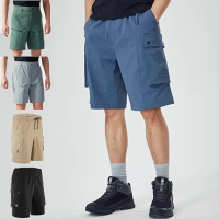 凱樂石戶外運動短褲男女款速乾褲夏季彈力透氣薄款跑步旅行五分褲