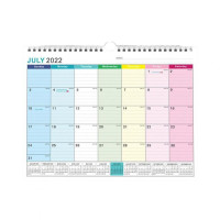 2023 Wall Calendar English Pages Double Coil Paper Desk Calendar Living Room Bedroom Hanging Countdown Calendar For Daily Use