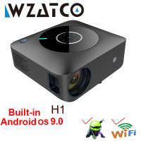 Проектор WZATCO H1, белый, Full HD 1920*1080P, 4K, Android, Wi-Fi