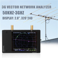 Векторный анализатор сети NanoVNA-F V2, 3 ГГц, анализатор S-A-A-2 антенны, коротковолновый HF VHF UHF IPS LCD анализатор антенна дисплея