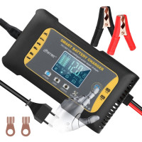 Автомобильное зарядное устройство для аккумуляторов HTRC 12-24 в 10 А Lifepo4, 7-ступенчатое импульсное