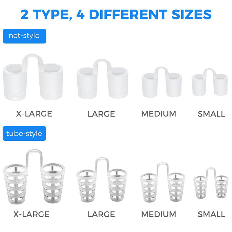 8Pcs/Set Stop Snoring Nose Vents Clip Anti Snore Sleep Apnea Nasal Dilators Device Anti Snoring Hot Sale