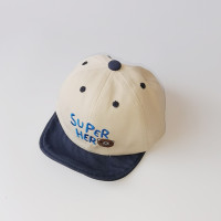 Летняя детская бейсболка с надписью, мультяшная вышивка, Регулируемая шляпа от солнца для детей, для мальчиков и девочек, детские остроконечные кепки, кепка