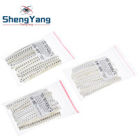 Комплект резисторов ShengYang 0603 0805 1206 SMD, разные комплекты, 1 Ом-1М Ом 1% 33valuesX, 20 шт. = 660 шт., набор образцов