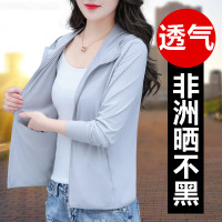 2023夏季新款防曬衣女款抗UV中年開衫冰絲透氣媽媽薄款短外套