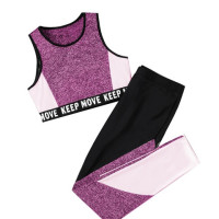 Спортивные костюмы для девочек, детские спортивные костюмы без рукавов, детские спортивные костюмы для гимнастики, фитнеса, йоги