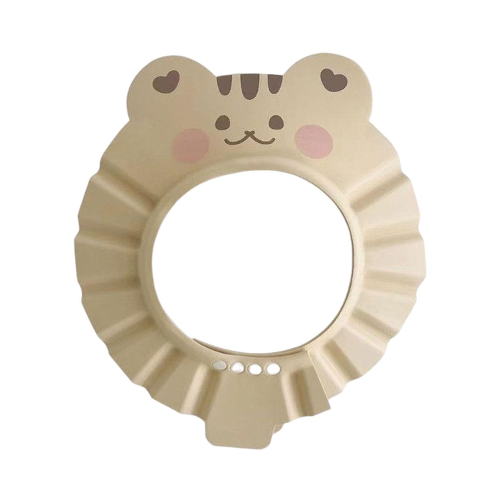 Baby Shower Cap Cartoon Animals Bath Head Cap Visor for Toddler Unisex Baby Children