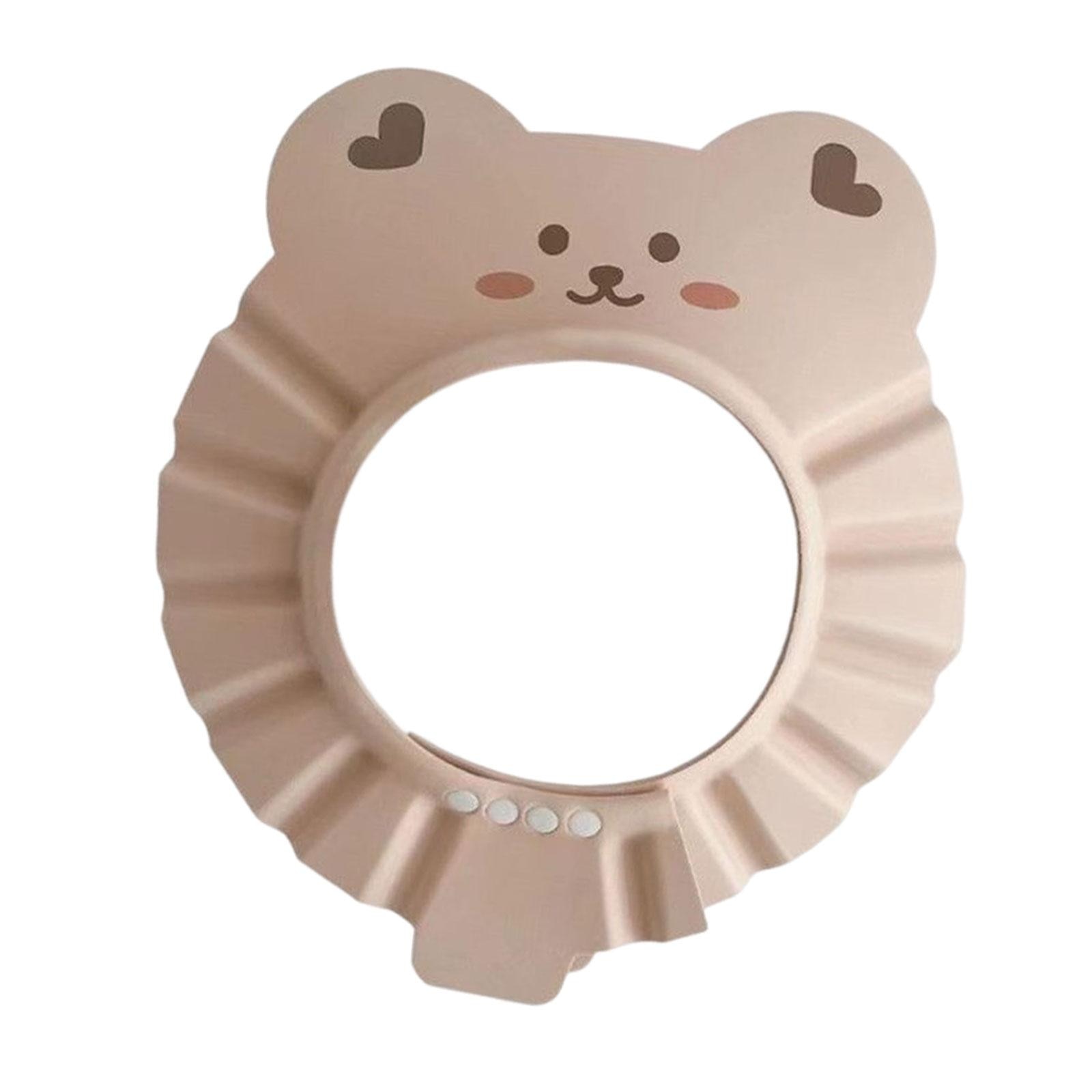 Baby Shower Cap Cartoon Animals Bath Head Cap Visor for Toddler Unisex Baby Children