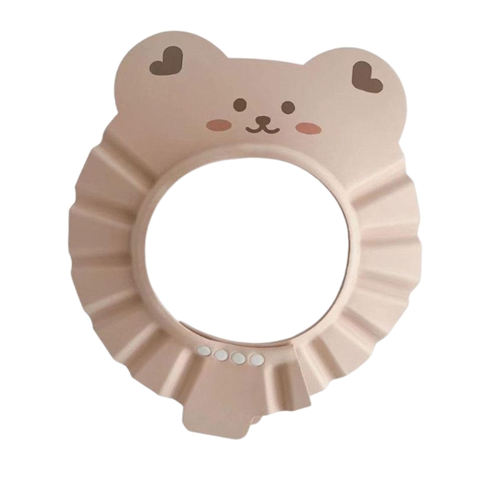 Baby Shower Cap Cartoon Animals Bath Head Cap Visor for Toddler Unisex Baby Children