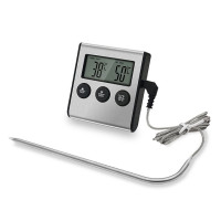 Цифровой Кухонный Термометр с дистанционным управлением, кухонный прибор для измерения температуры мяса, со щупом для барбекю, коптильни, гриля, духовки