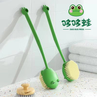 哆哆哇洗澡刷子搓背长柄刷软毛双面沐浴刷搓泥去灰搓澡刷背神器