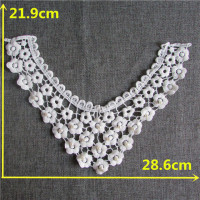 Горячая Распродажа Цветочная кружевной воротник тканевый отделка DIY вышивка кружевная ткань декольте Аппликация Швейное Ремесло YL108-YL123