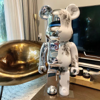 Bearbrick 400 фигурка Bearbrick 28 см Bearbrick Van Goghes Bearbrick Daft Punks 2G Статуэтка белая луна синий дисплей чехол Box