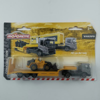 Majorette 1:64 VOLVO Hauler A60H FMX строительный контейнер, смеситель, самосвал, скакалка, экскаватор EC950F, погрузчик L350H, модель автомобиля из сплава