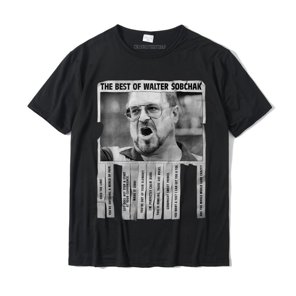 Summer O Neck Top T-shirts Summer/Fall Tops T Shirt Short Sleeve Brand New 100% Cotton Printed T-shirts Design Men's The Big Lebowski Best Quotes Of Walter Sobchak Poster Tank Top__29411 black