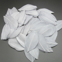 5-8 см перья с плавающей головкой, натуральное гусиное перо, подвеска для ювелирных изделий «сделай сам», окрашенные, 25 цветов, шлейф, декоративный материал для рукоделия, 50 шт./лот