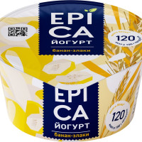 Йогурт EPICA с бананом и злаками 4,9%, 130 г