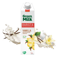 Напиток Green Milk Vanilla Professional (Ваниль) на соевой основе 1 л / молоко растительное соевое ванильное