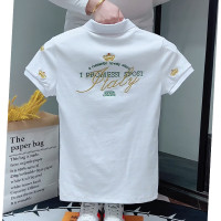 夏季POLO衫男短袖刺繡皇冠字母潮牌男士翻領T恤韓版社會小夥半袖