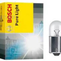 BOSCH 1987302204 Лампа накаливания сигнальная R5W BA15s Pure light 12V 5W Картон 10 шт (цена за штуку) 1987302204