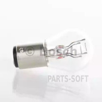 BOSCH 1987302202 Лампа накаливания сигнальная P21/5W BAY15s Pure light 12V 21/5W Картон 10 шт (цена за штуку) 1987302