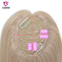 Vsr человеческие волосы для женщин 100% человеческие волосы на клипсах в одной части цвета пианино блонд 10 дюймов 14 18 клипсов для волос