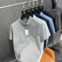 svip~太舒服了~夏季高端全壓膠涼感冰氧親膚無痕休閒短袖Polo衫男