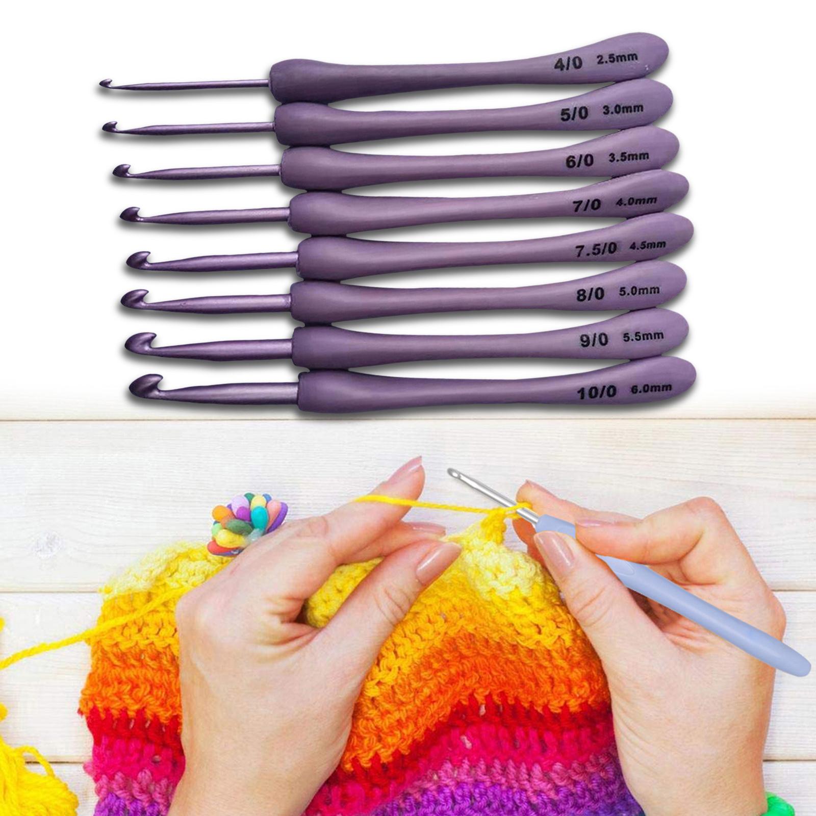 8 Pieces Set Crochet Needles Different Size for DIY Craft craft Knit Needle Tool