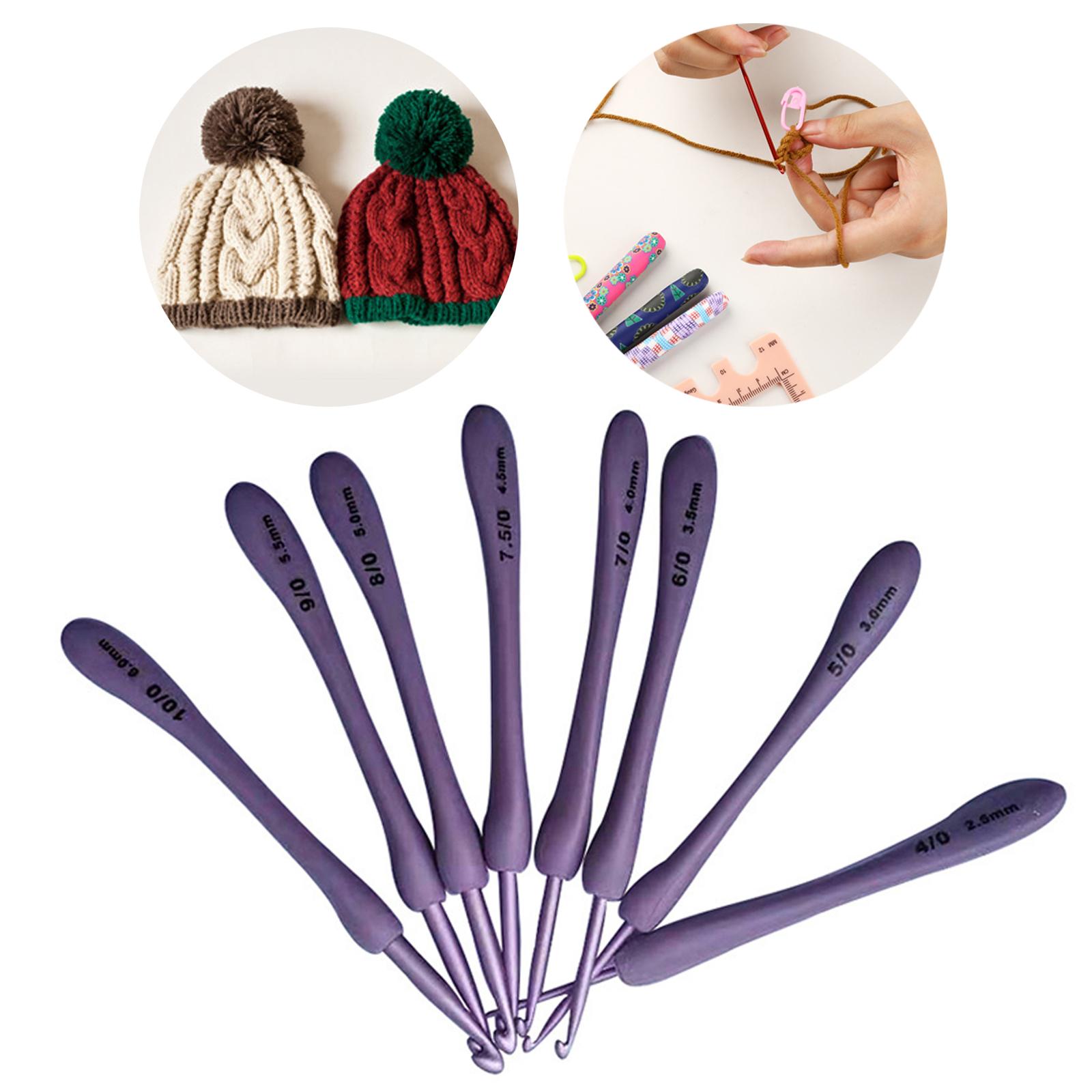 8 Pieces Set Crochet Needles Different Size for DIY Craft craft Knit Needle Tool