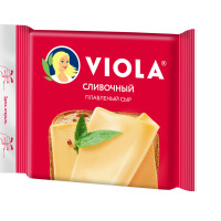 Сыр плавленый Viola Сливочный в ломтиках, 140 г