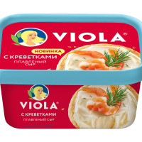 Сыр плавленый Viola с креветками, 35%, 400 г