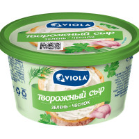 Сыр творожный Viola c укропом, чесноком и петрушкой, 66%, 150 г