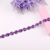 2 ярда, новое многоцветное водорастворимое кружево со звездами, отделка «сделай сам», шитье свадебных платьев, 2023 кружева с вышивкой для одежды, обрезания, подходит