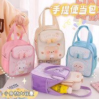 大容量手提饭盒袋 学生保温便当包收纳袋 加厚铝箔膜餐包袋子批发