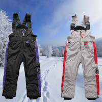 德國訂單加厚防水防風透氣專業兒童抱嬰袋滑雪褲夾棉戶外保暖棉褲