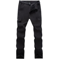 2022春季女戶外防吸水子彈力運動長褲薄款衝鋒褲騎行褲徒步透氣登山褲