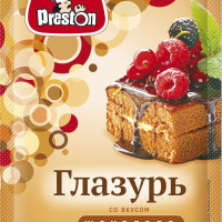 Глазурь моментального приготовления со вкусом шоколада "Preston", 50г