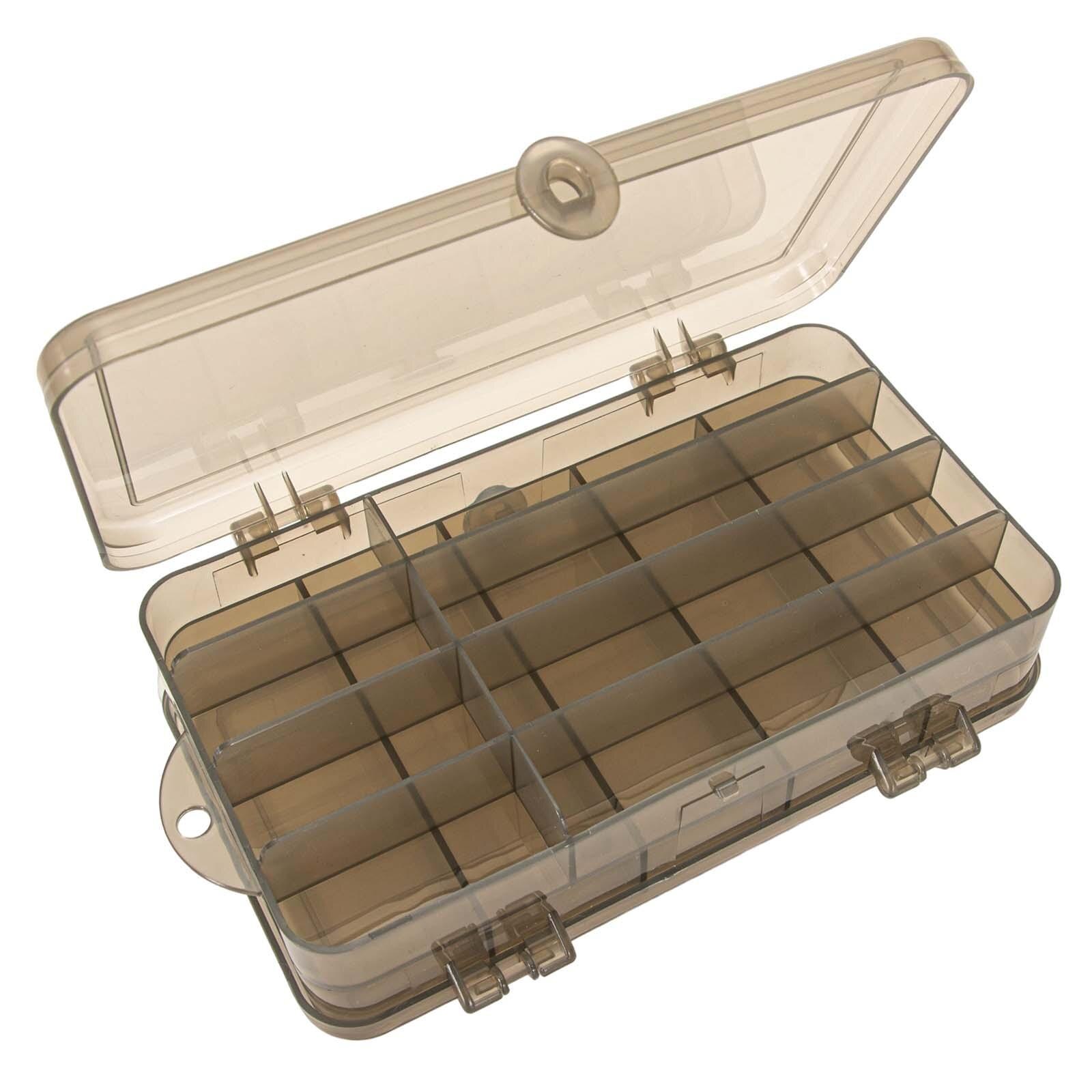 Fishing Tackle Box Double Sided Box Multi Functional Large Transparent Container for Tool Accessories Lure Fishing