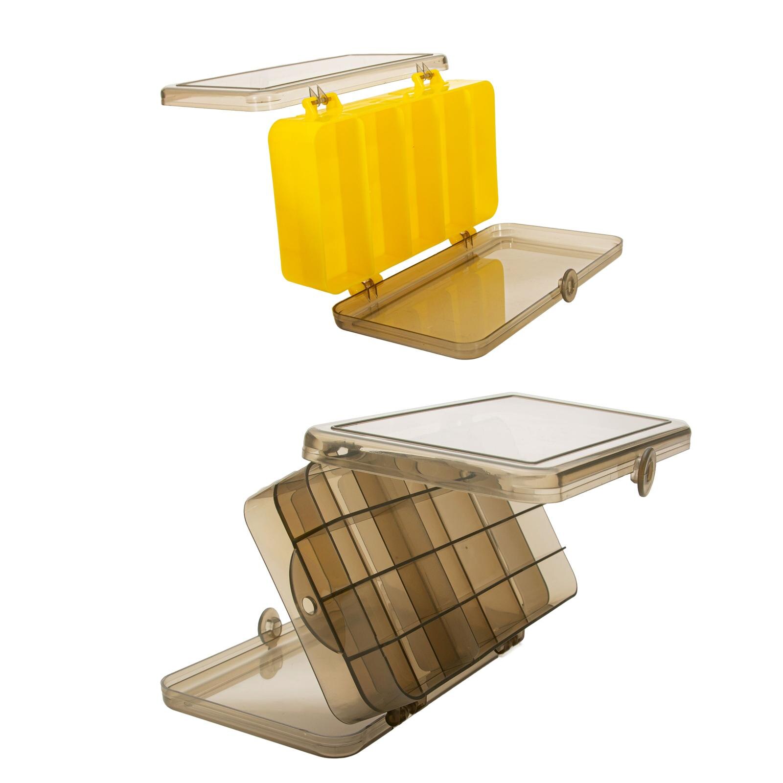 Fishing Tackle Box Double Sided Box Multi Functional Large Transparent Container for Tool Accessories Lure Fishing