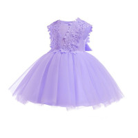 Кружевное платье для девочек, 14 цветов, на возраст 0-24 месяцев, 1 год