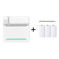 OLAF термопринтер портативный мини-принтер Беспроводная фотоэтикетка записная книжка неправильный вопрос печать с USB-кабелем