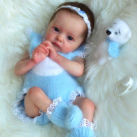 Комплект Tink Bebe Reborn Baby Doll, нежная на ощупь, незакрашенная пустая кукла, детали «сделай сам» для малыша, форма на 16 дюймов, распродажа