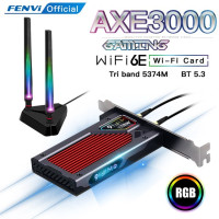 Беспроводная сетевая карта Fenvi FV-AXE3000 Wi-Fi 6E AX210 2,4G/5 ГГц/6G 5374 Мбит/с Wi-Fi 802.11AX/AC PCI Express, адаптер Bluetooth 5,3