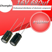 10-20 шт./16V680UF 8*12 680 мкФ 16V Низкий ESR/импеданс высокочастотный алюминиевый электролитический конденсатор Размер 16V 680 мкФ 20%