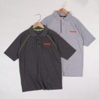 大胖子的菜！寬鬆大尺碼休閒男士POLO衫翻領短袖網眼棉上衣外貿半袖