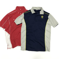 男士夏季POLO衫 速乾舒適透氣面料 休閒運動百搭字母款潮流男女